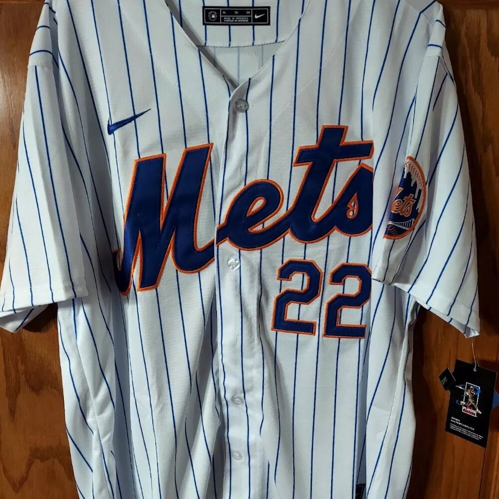 New York Mets Juan Soto #22 Jersey Pinstripes 100% Stitched- Various Sizes - NWT